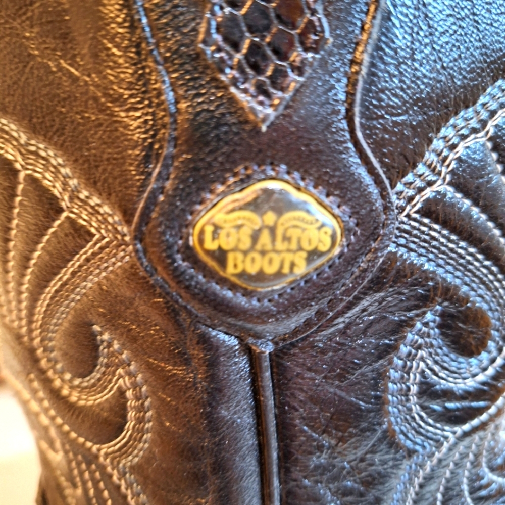 Men's size 9.5 lizard skin cowboy boots